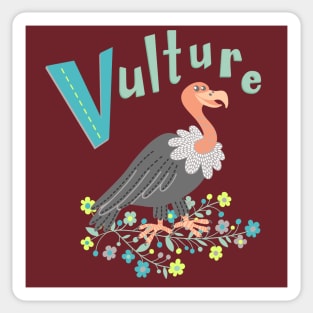 Vulture Bird Illustration Sticker